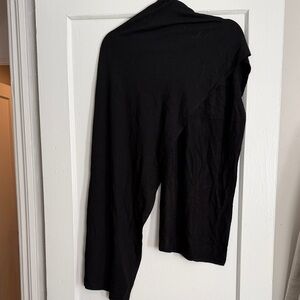 Black Oversized Lightweight Shawl Wrap